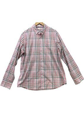 Hawker Rye Men's Regular Fit Button Down Shirt Long Sleeve Size L Multi Plaid